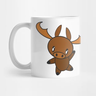 Cute Dancing Moose Mug